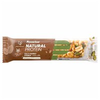 Powerbar Natural Protein 40g 18 Unidades Salgado Amendoim Crunch Vegano Barras Caixa