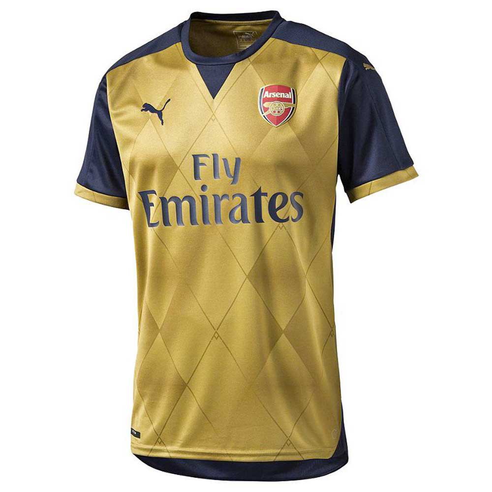 Puma Arsenal Alternate Shirt With Sponsor Golden, Goalinn