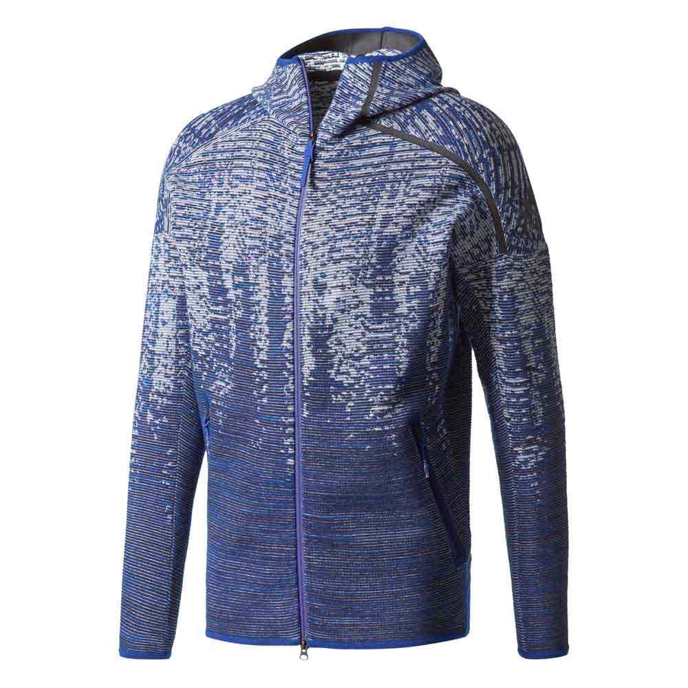 adidas ZNE Pulse Knit Hooded Blue buy 