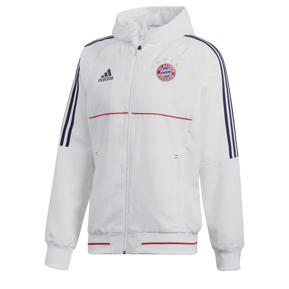 Adidas Fc Bayern Munich Presentation Jacket White Goalinn