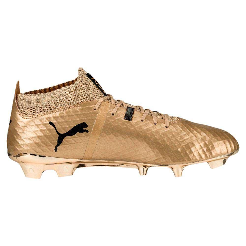 gold puma boots