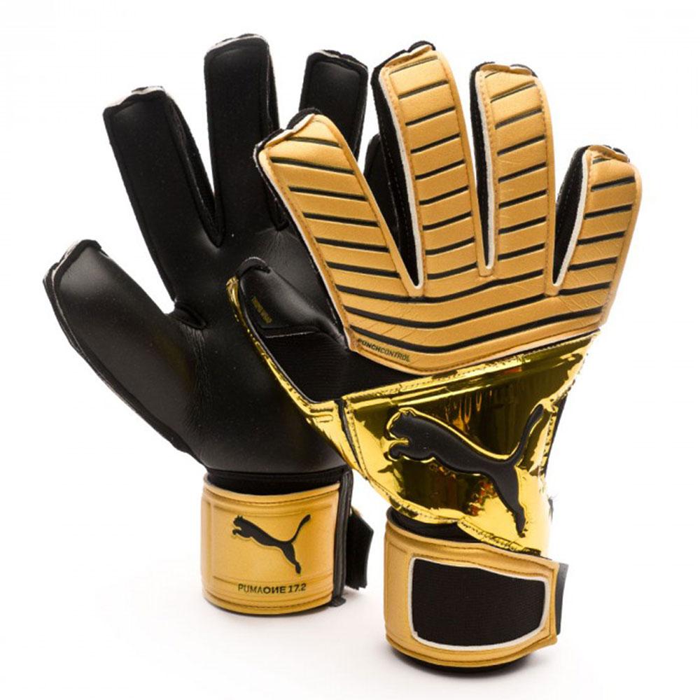 puma gold goalkeeper gloves