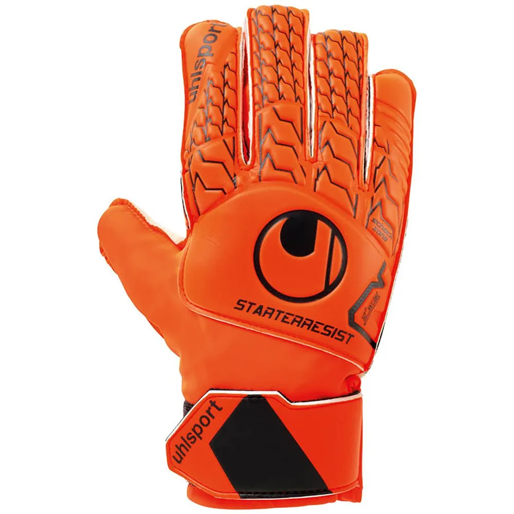 Uhlsport Starter Resist Goalkeeper Gloves Orange, Goalinn