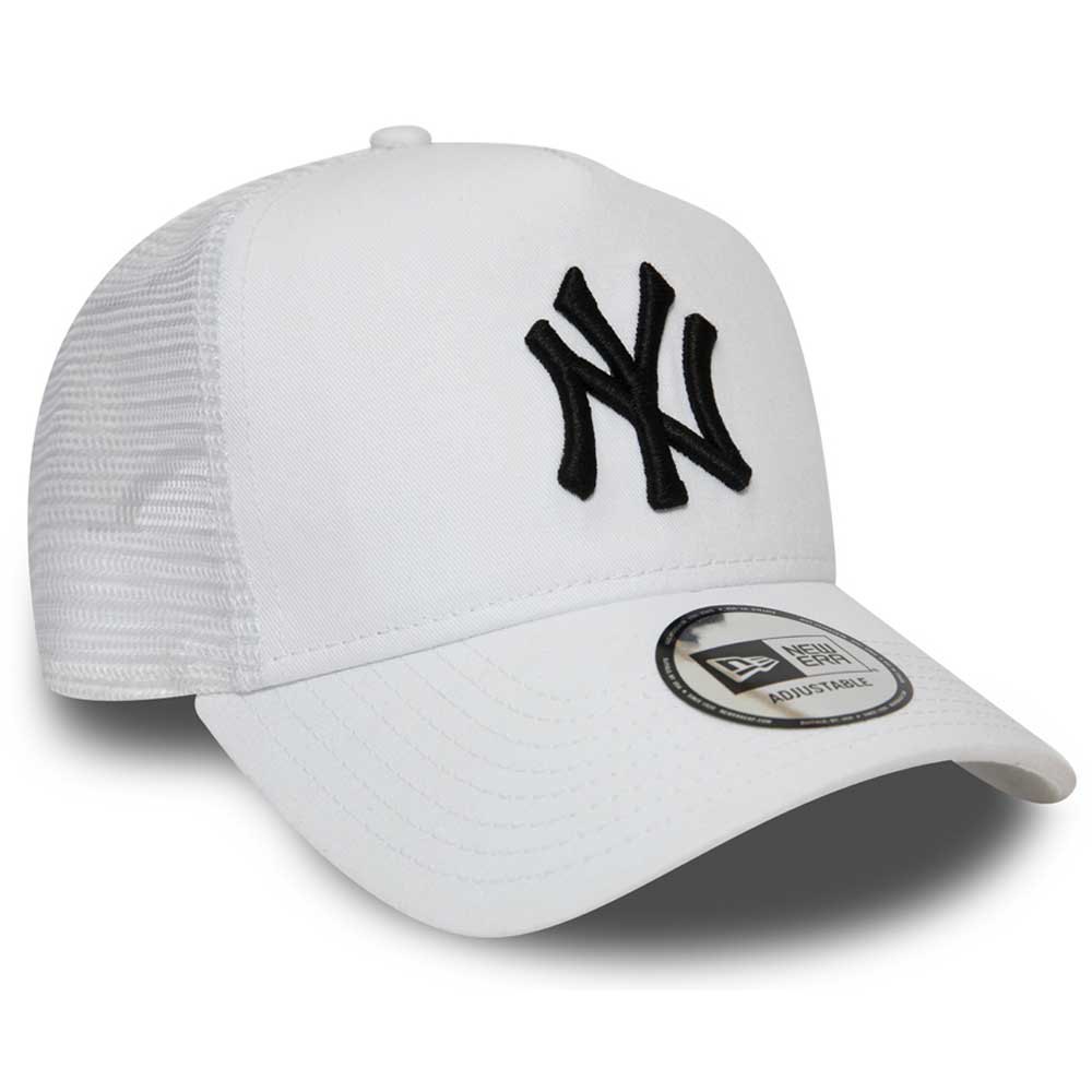 New era MLB New York Yankees Essential Aframe Trucker Cap White 