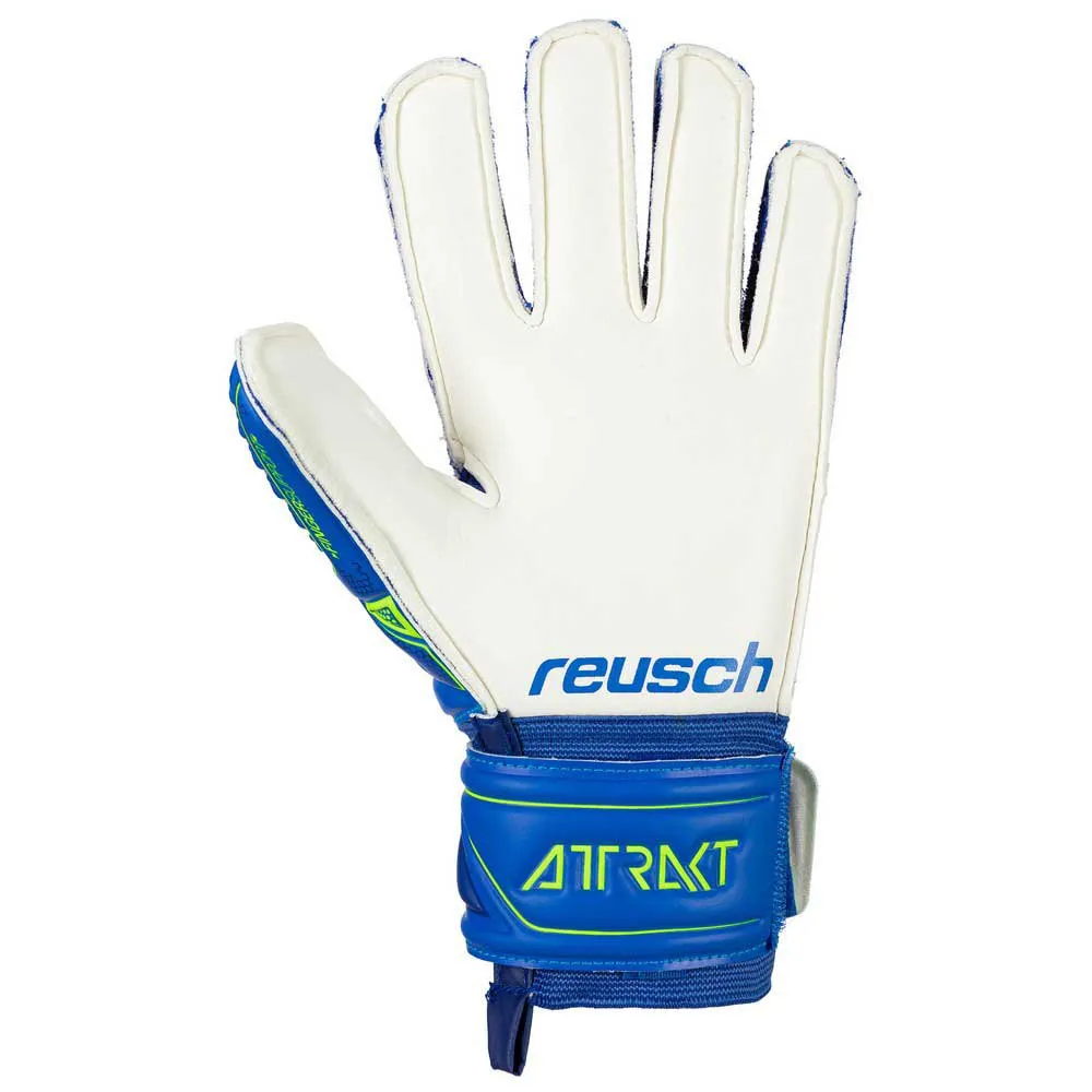 Reusch Attrakt SG Finger Support Goalkeeper Gloves Blue, Goalinn