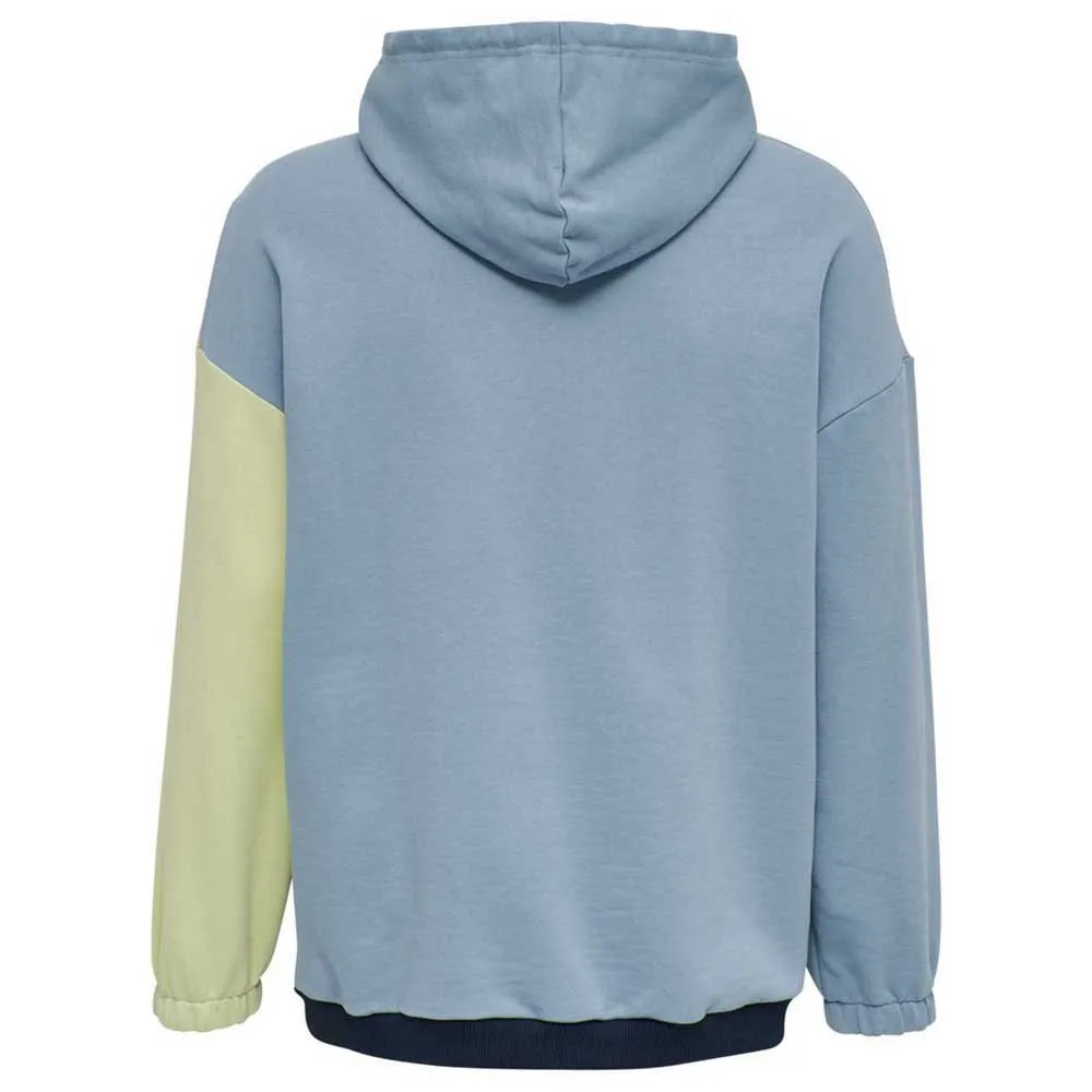 blue color moletom com capuz