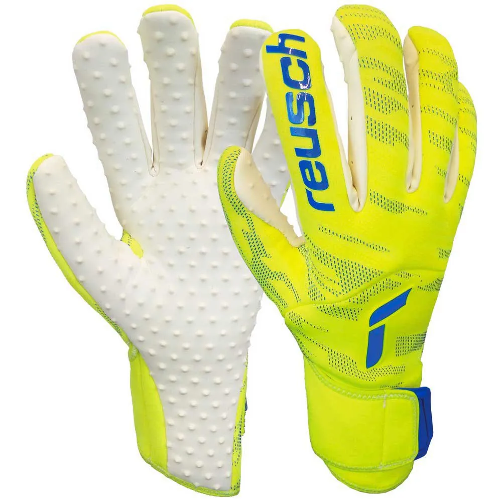 Reusch Pure Contact SpeedBump Goalkeeper Gloves Yellow, Goalinn