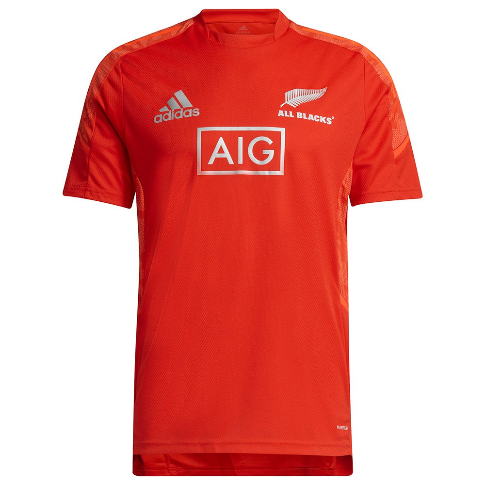 adidas All Blacks 21/22 Perf Short Sleeve T-Shirt Red, Goalinn