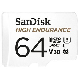 Sandisk High Endurance 64GB Micro SDXC Geheugenkaart