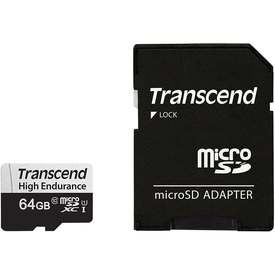 Transcend Carte Mémoire Micro SDXC 350V 64GB Class 10 UHS-I U1