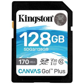 Kingston Tarjeta Memoria SDXC Canvas Go Plus 170R 128GB