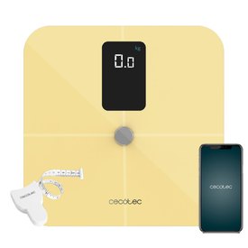 Cecotec Bathroom Scale Surface Precision 10400 Smart Healthy Vision Yellow
