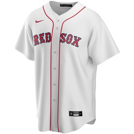 Nike Camiseta de manga corta con cuello de pico Boston Red Sox Official Replica Home