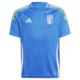 adidas Italy 23/24 Kurzarm-T-Shirt Für Kinder Nach Hause