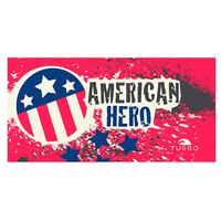 Turbo Microfibra Asciugamano American Hero
