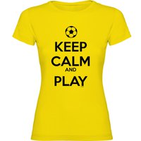 kruskis-keep-calm-and-play-football-kurzarmeliges-t-shirt