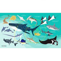 Oceanarium Asciugamano Sharks & Rays L