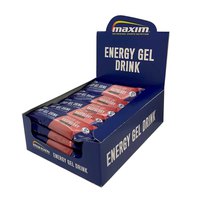 Maxim Drink Himbeer + Koffein Energy Gels Box 25 Einheiten