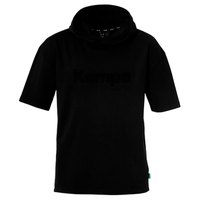 kempa-kortarmad-t-shirt-black---white-hooded