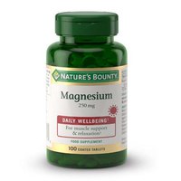 Natures bounty Magnesium 250mgr 100 Caps