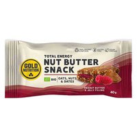 Gold nutrition Jelly Energy Bar Bio Nut Butter Snack 40g Peanut Butter &