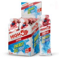 High5 Aqua Caffeine Energiegel-Box 66g 20 Einheiten Beere