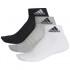 adidas Meias 3s Performance Ankle Half Cushioned 3pp