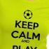 Kruskis Keep Calm And Play Football kurzarm-T-shirt