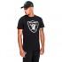 New Era Oakland Raiders Team Logo kurzarm-T-shirt