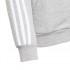 adidas Moletom Com Zíper Essentials 3 Stripes Fleece Full Hooded