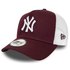 New Era MLB New York Yankees Essential Aframe Trucker Cap