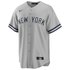 Nike MLB New York Yankees Official Road kurzarm-T-shirt mit v-ausschnitt