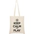 kruskis-keep-calm-and-play-football-tote-tasche
